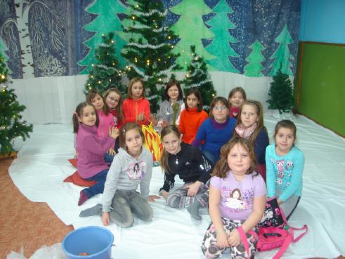 Žáci s družinou v Milhostově