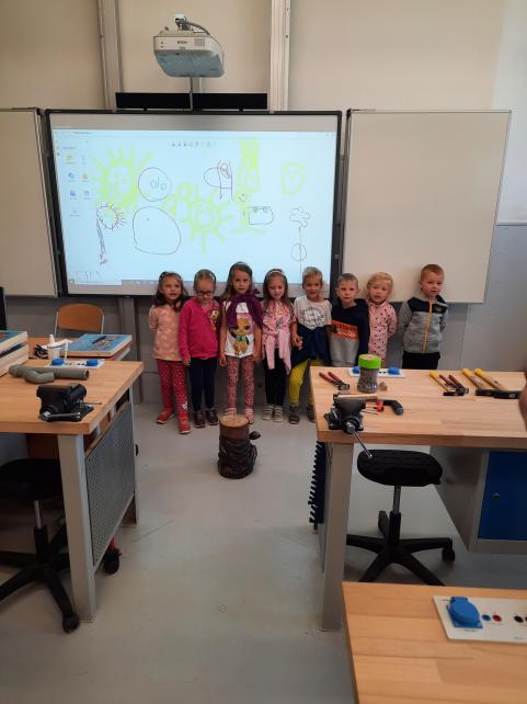 Děti nadšené z práce